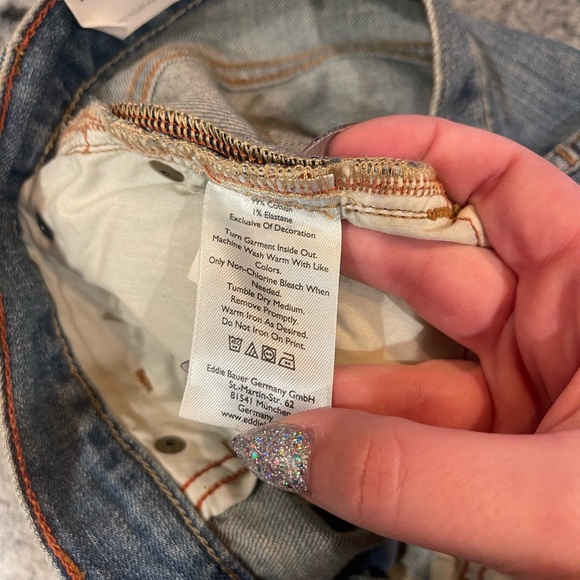 Eddie Bauer Women's Boyfriend Slim size 10 Jeans in Blue - Picture 7 of 7
